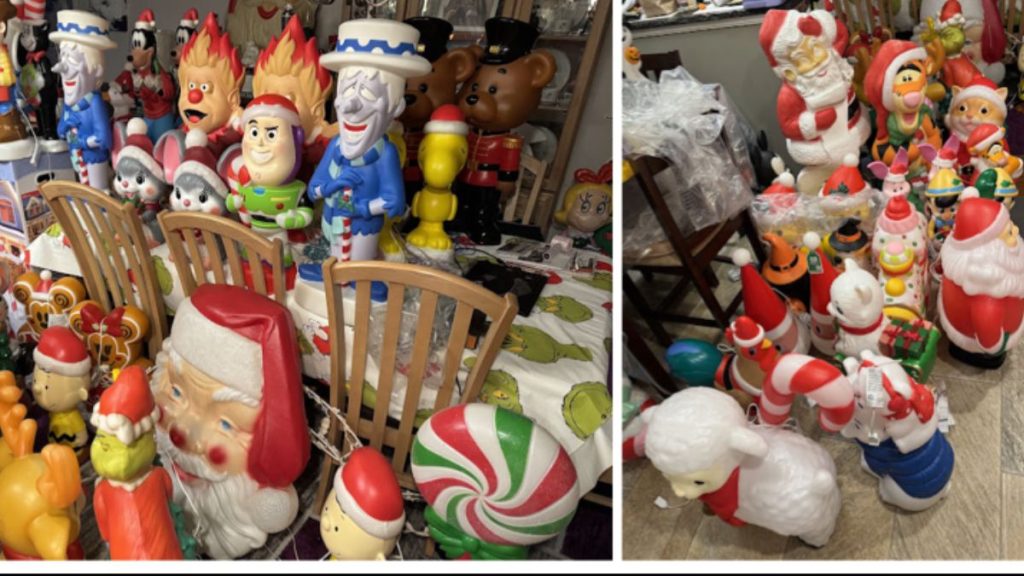New Gemmy Christmas blow molds in Brandon Gress's collection for the 2026 season