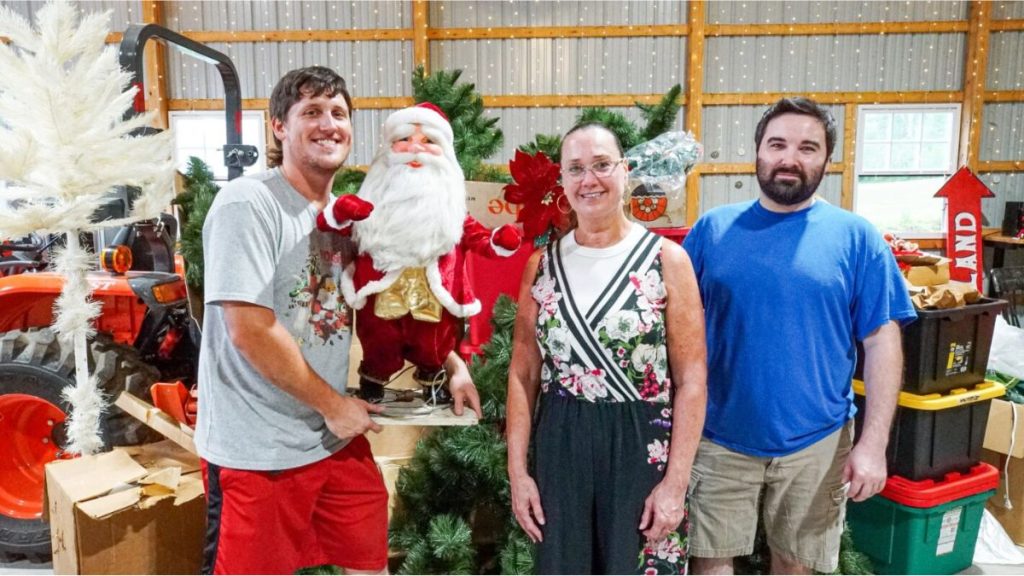St. Nick's Display from Hoarding for the Holidays
