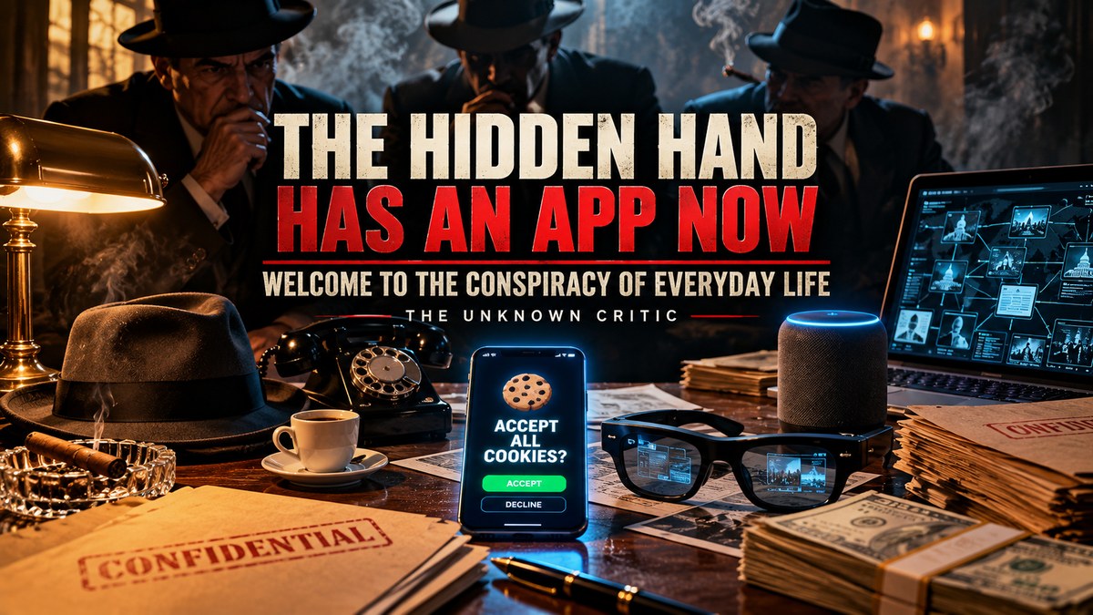The Hidden Hand Has an App Now with vintage mobsters, AI technology, smart glasses and digital surveillance