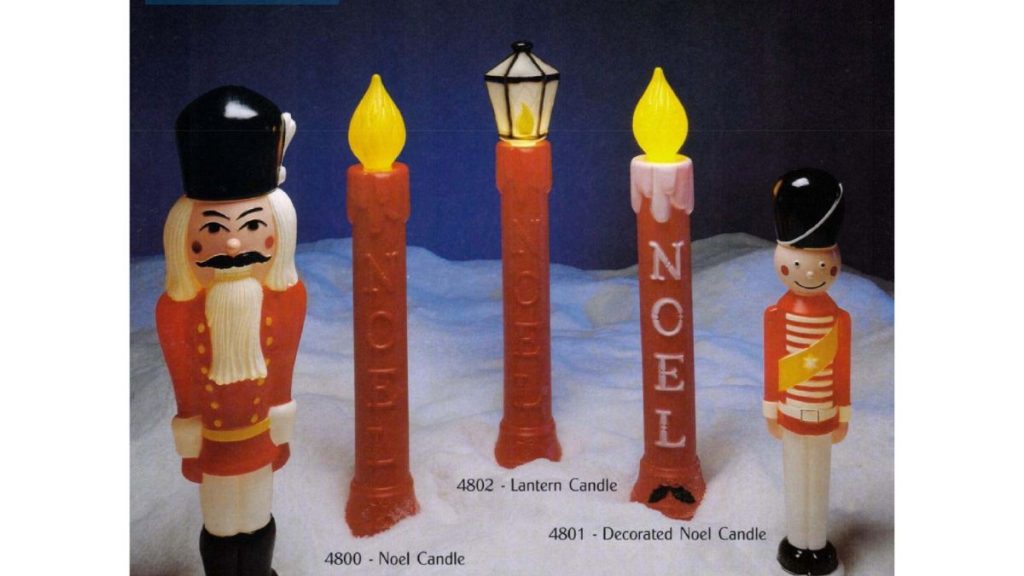 TPI Plastics candle & toy soldier blow molds